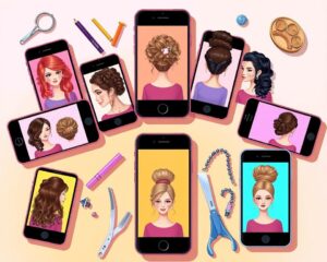 Apps de Simulação de Penteados