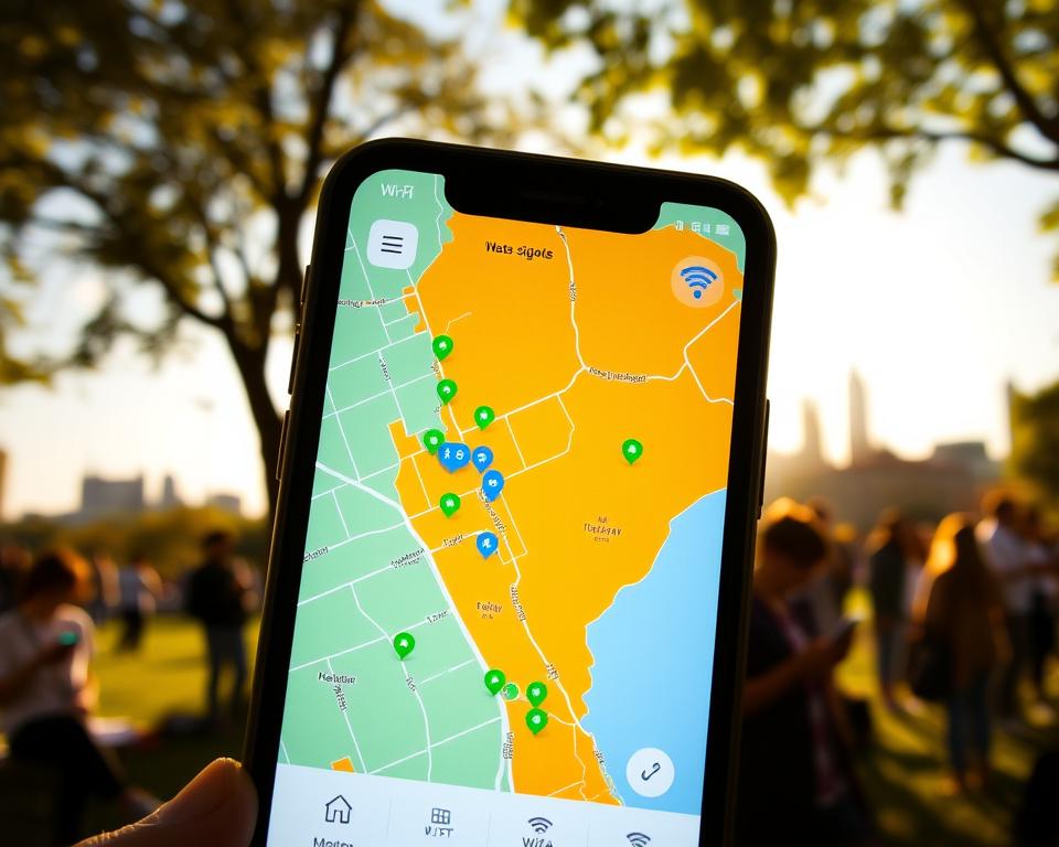 aplicativo WiFi Master e WiFi Map para encontrar Wi-Fi Grátis