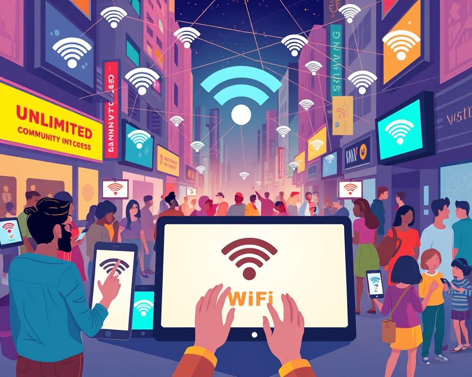Aplicativos de comunidade wifi: Internet ilimitada!