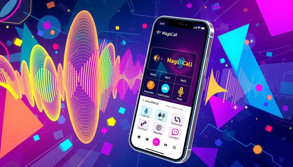 Aplicativo MagicCall para efeitos de voz