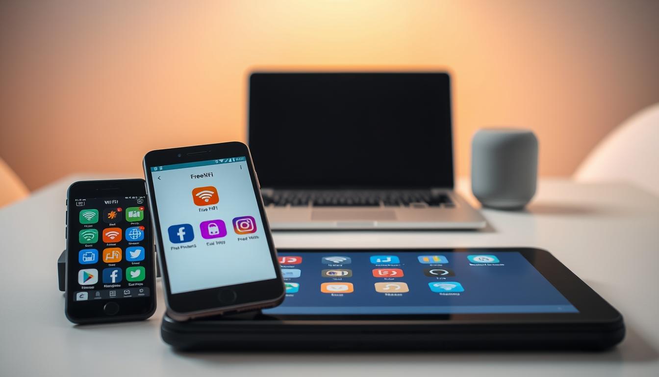 Aplicativos de Wi-Fi grátis que mostram redes por perto