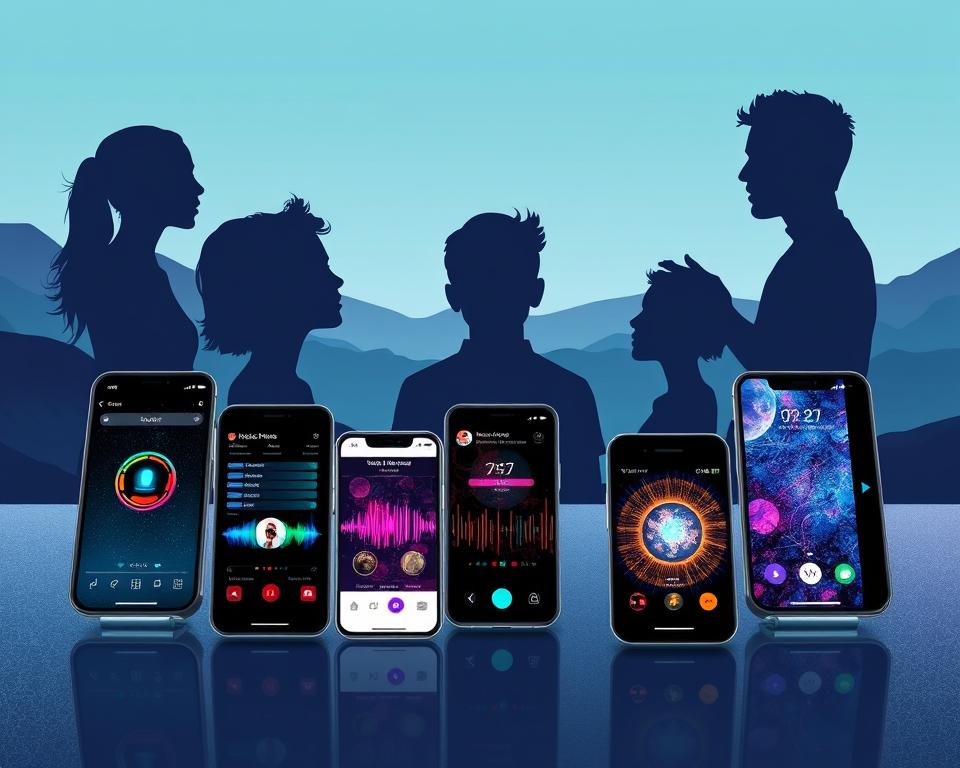 Experimente efeitos únicos com apps de mudança de voz