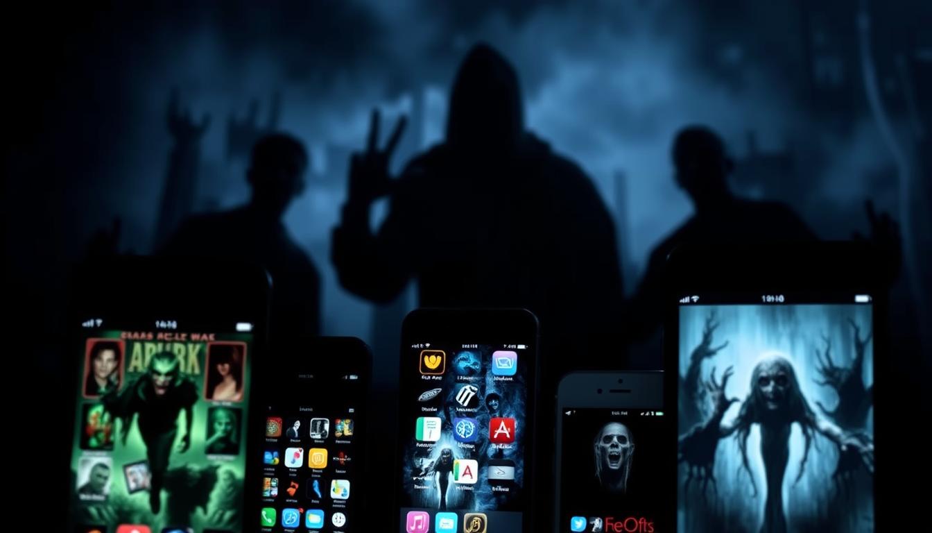 Descubra aplicativos de filmes de terror assustadores