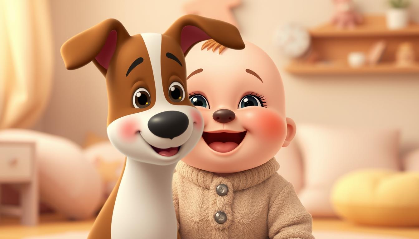 Converta fotos de cachorros em imagens fofas de crianças!