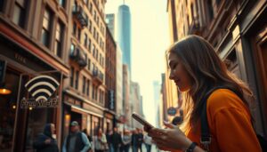 Encontre sinal Wi-Fi grátis