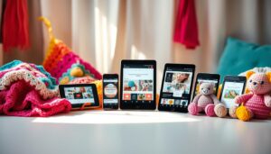 aplicativos de crochê