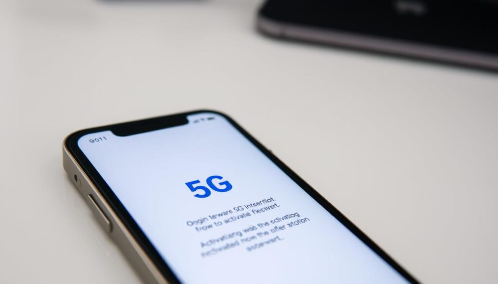 Ativação de Rede 5G em Dispositivos Móveis