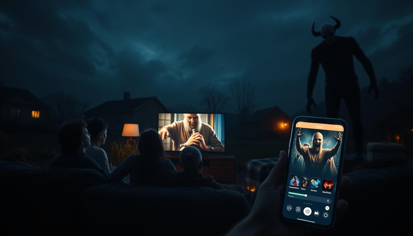 Maratona de terror grátis usando aplicativo de streaming!