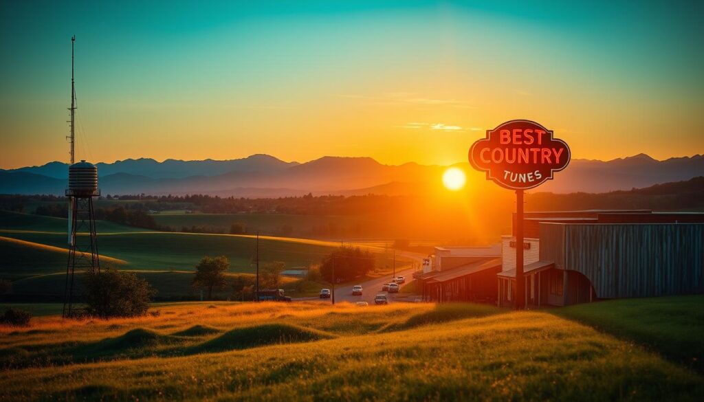 melhores estações country EUA
