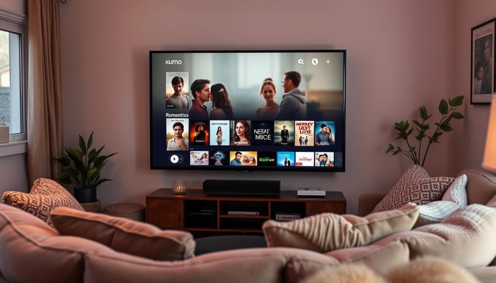 Xumo Play aplicativo de filmes românticos