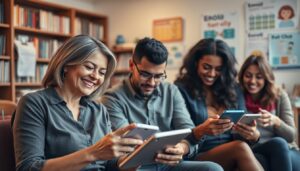 Aplicativos de alfabetização