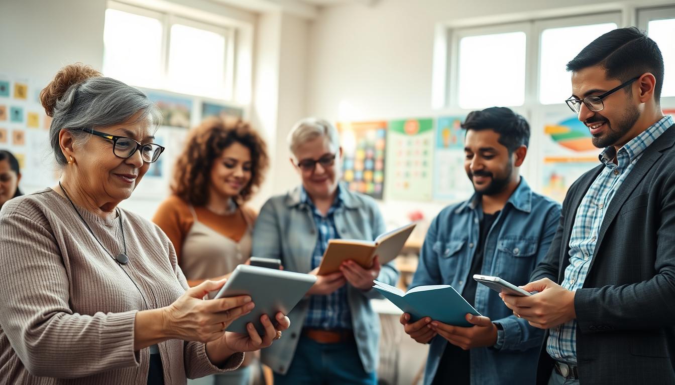 Alfabetização de adultos: aplicativos para ler e escrever