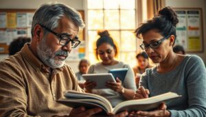 Aplicativos que ajudam adultos a aprender leitura e escrita