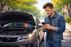 Soluções digitais para acompanhar problemas do carro diariamente