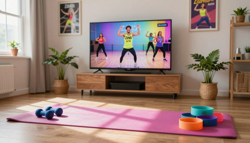 equipamentos para zumba em casa