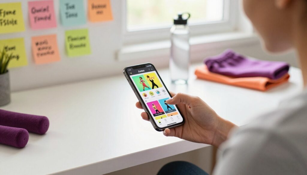 escolher aplicativo de zumba