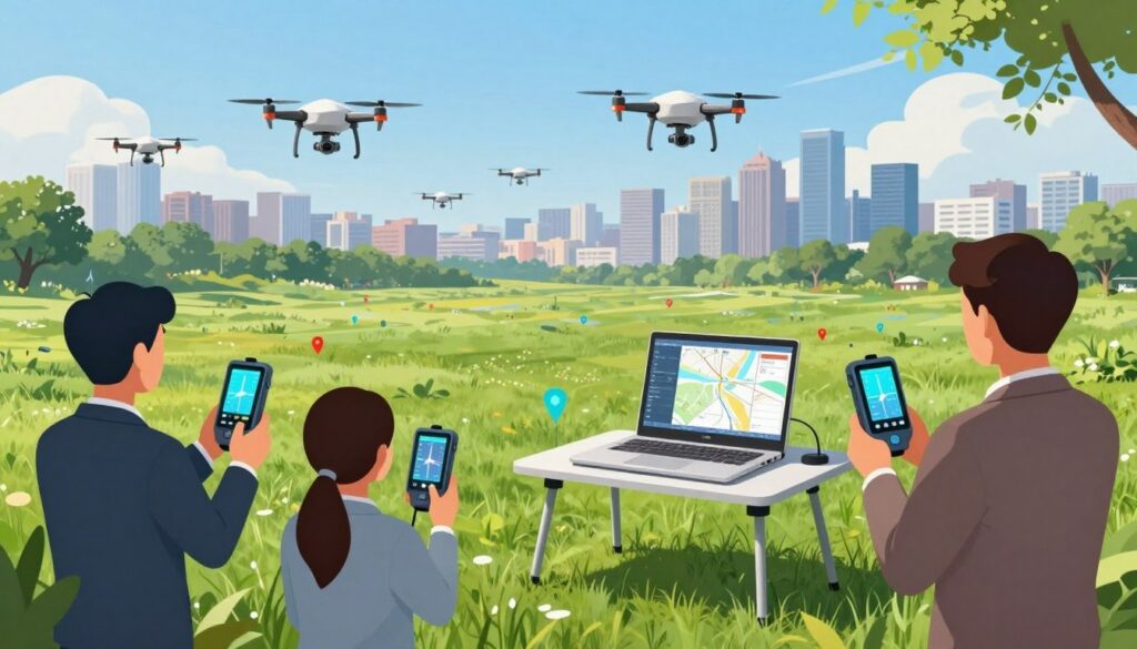 medição de terrenos com tecnologia medição de terrenos com tecnologia