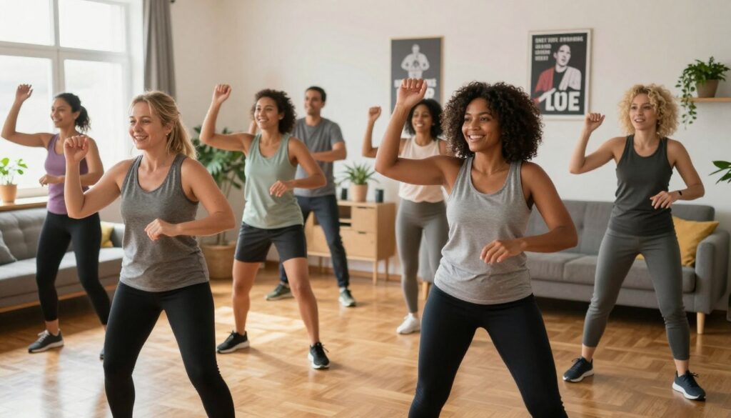 zumba em casa com segurança