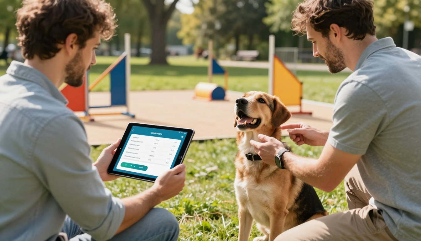Adestramento de animais facilitado por aplicativos