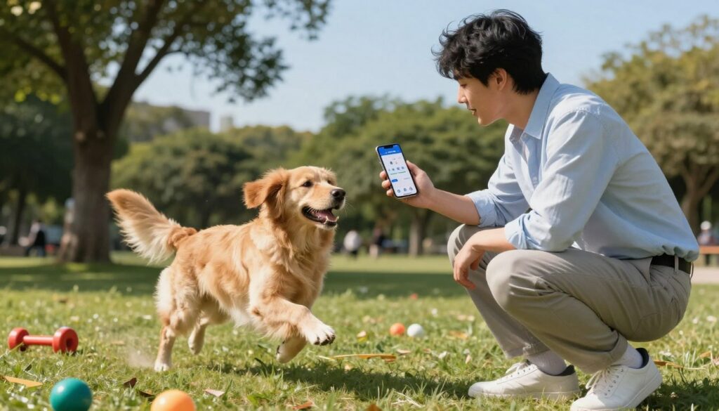 adestrar animais usando app