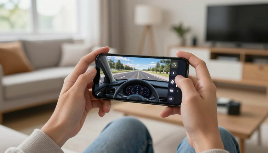 simulador de direção mobile