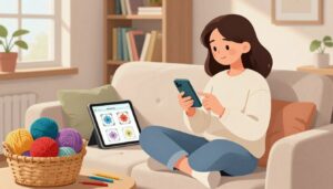 Aprender crochê no celular com um aplicativo grátis