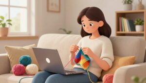 Aprender crochê rápido com ajuda de aplicativo grátis