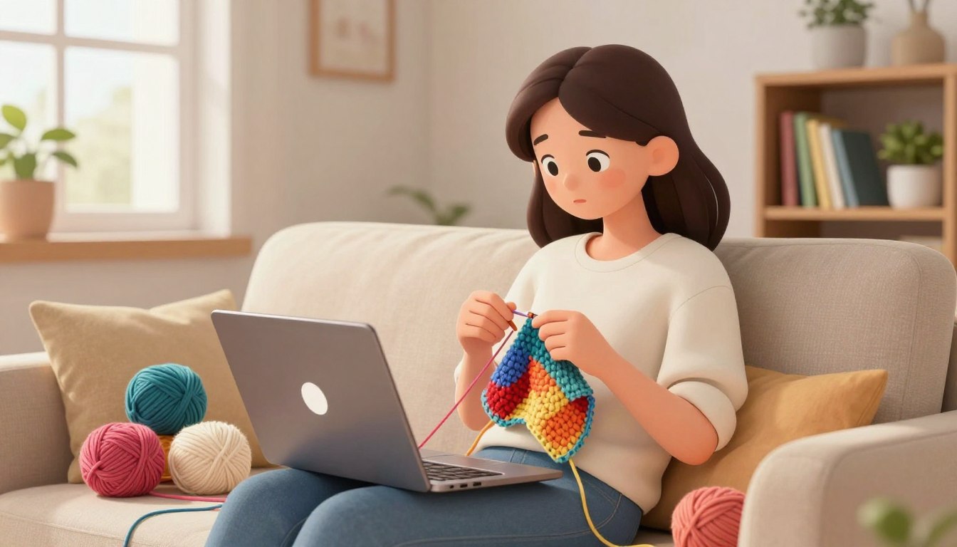 Aprender crochê rápido com ajuda de aplicativo grátis