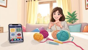 Aprender crochê facilmente usando este aplicativo grátis