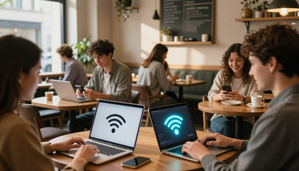 conexão wi-fi disponível