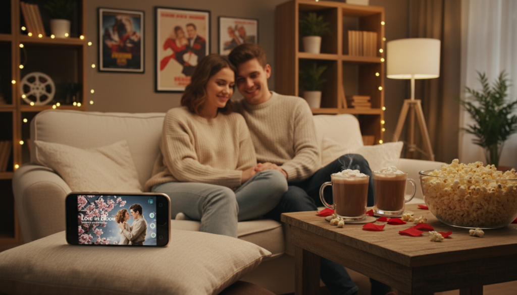 melhores plataformas para ver filmes de romance de graça