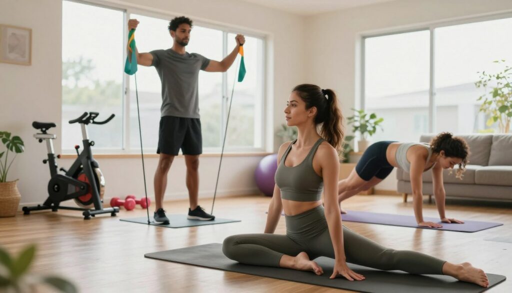 tendências de exercícios em casa tendências de exercícios em casa