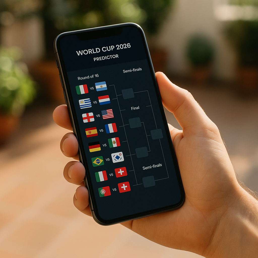 App para prever possíveis jogos da Copa do Mundo 2026