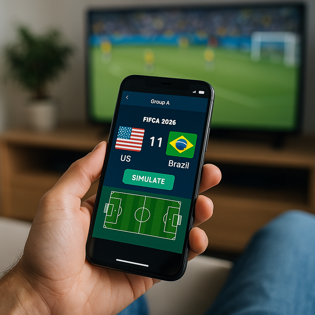 Descubra apps para simular partidas da Copa 2026