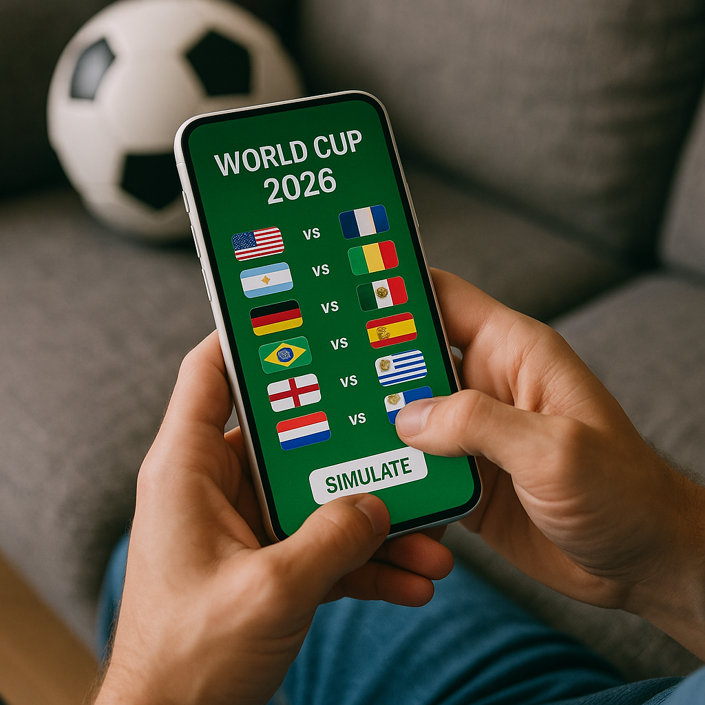 Simule Partidas da Copa 2026 com Apps Grátis