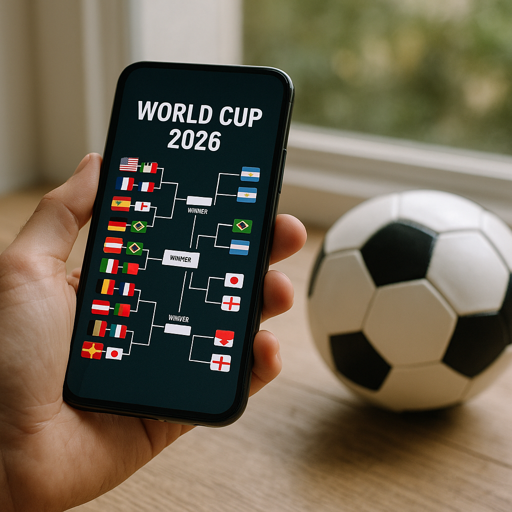 Apps grátis para simular chaveamento da copa do mundo 2026