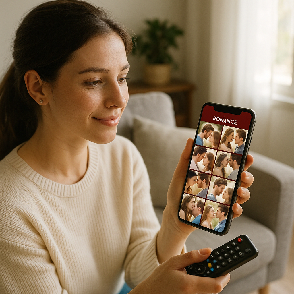 Aplicativos de filmes de romance grátis