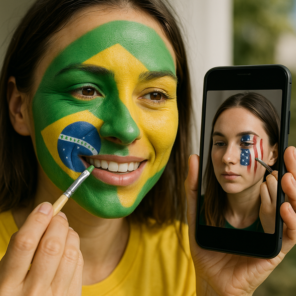 Prepare-se para copa do mundo 2026: Veja como pintar o rosto para torcer!