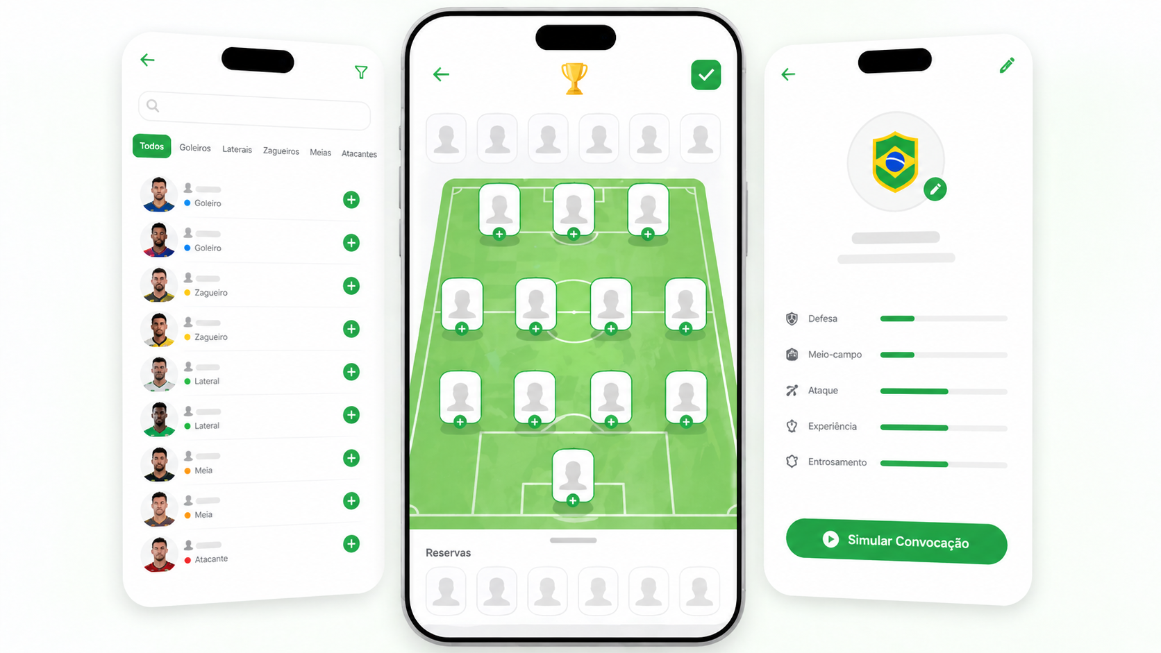 Simule sua Convocação para Copa 2026