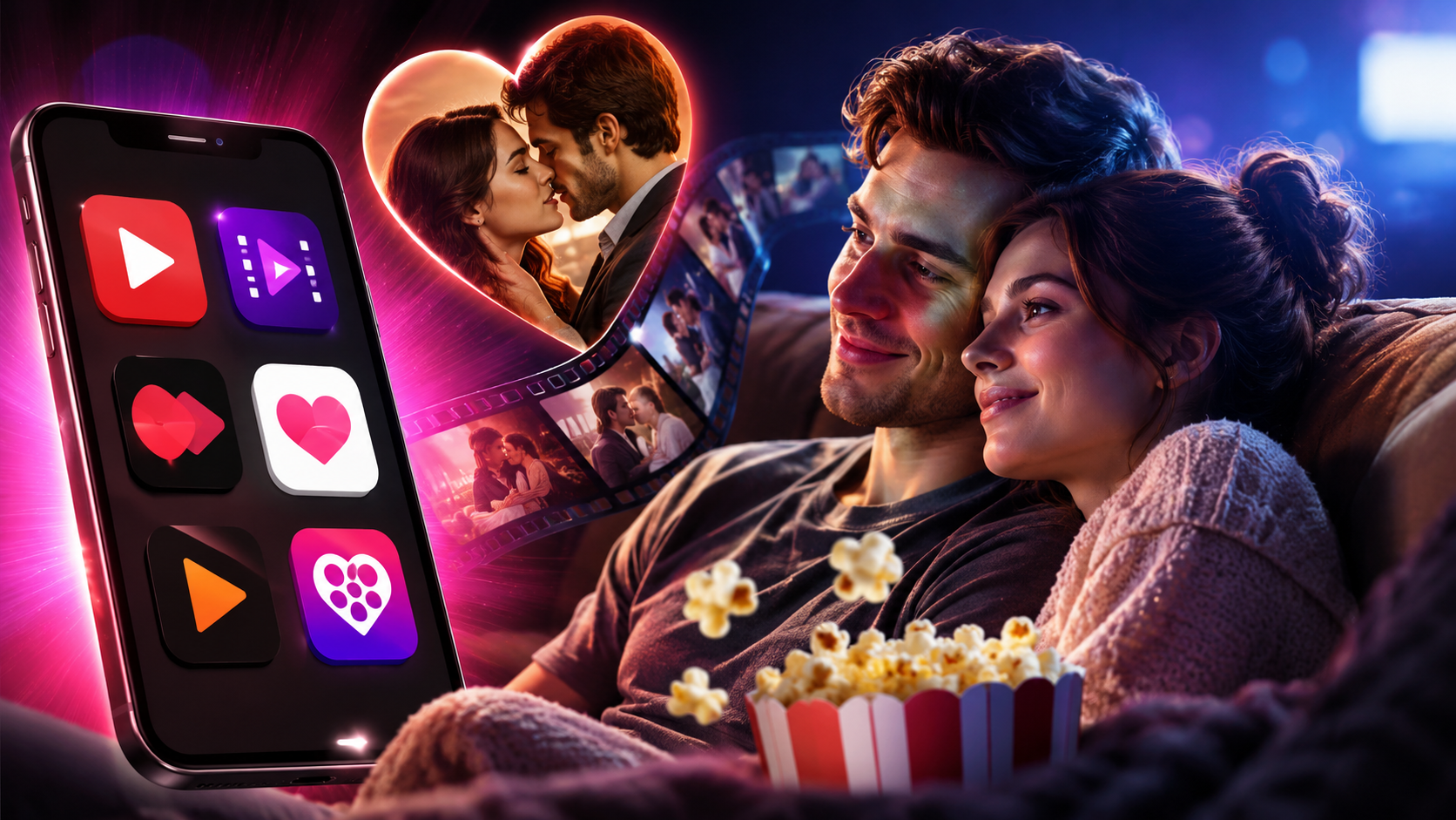 Apps Grátis para Ver Filmes de Romance Quando Quiser