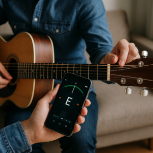 Afinar Violão Grátis pelo Celular