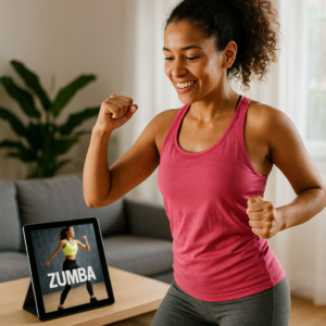 Zumba grátis com aplicativos: Exercite-se em casa