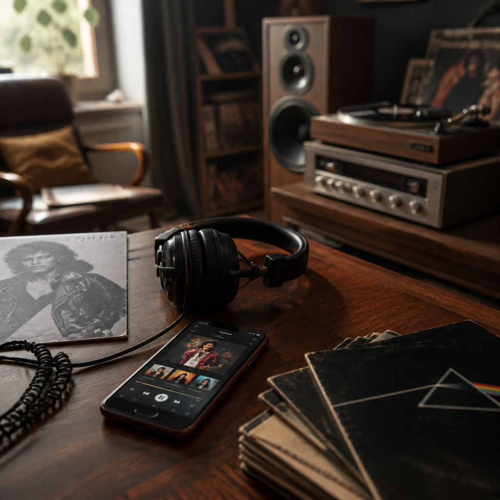 Aplicativo de Música: Anos 70, 80 e 90