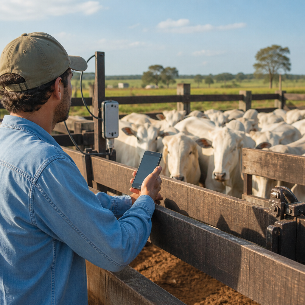 Balança para Gado: Use seu Celular