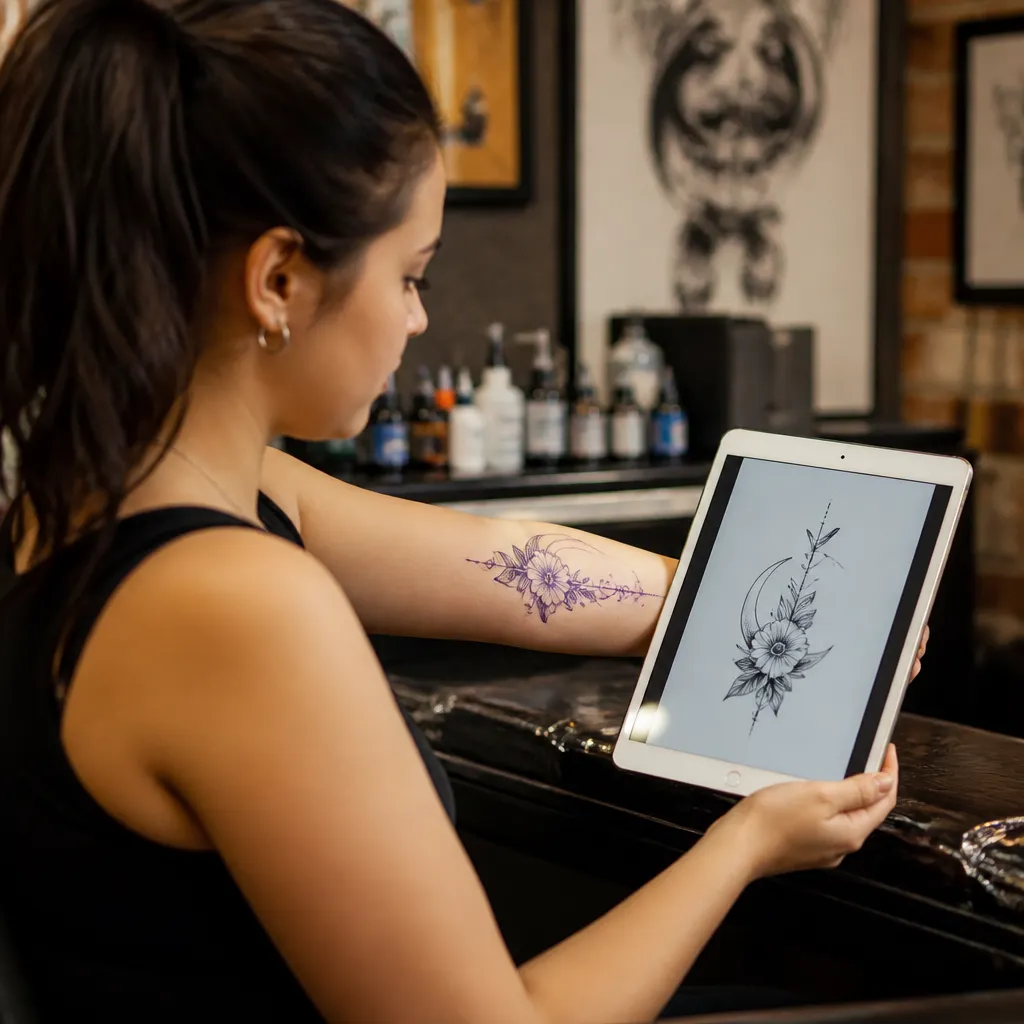 Teste Sua Tatuagem Antes de Fazer