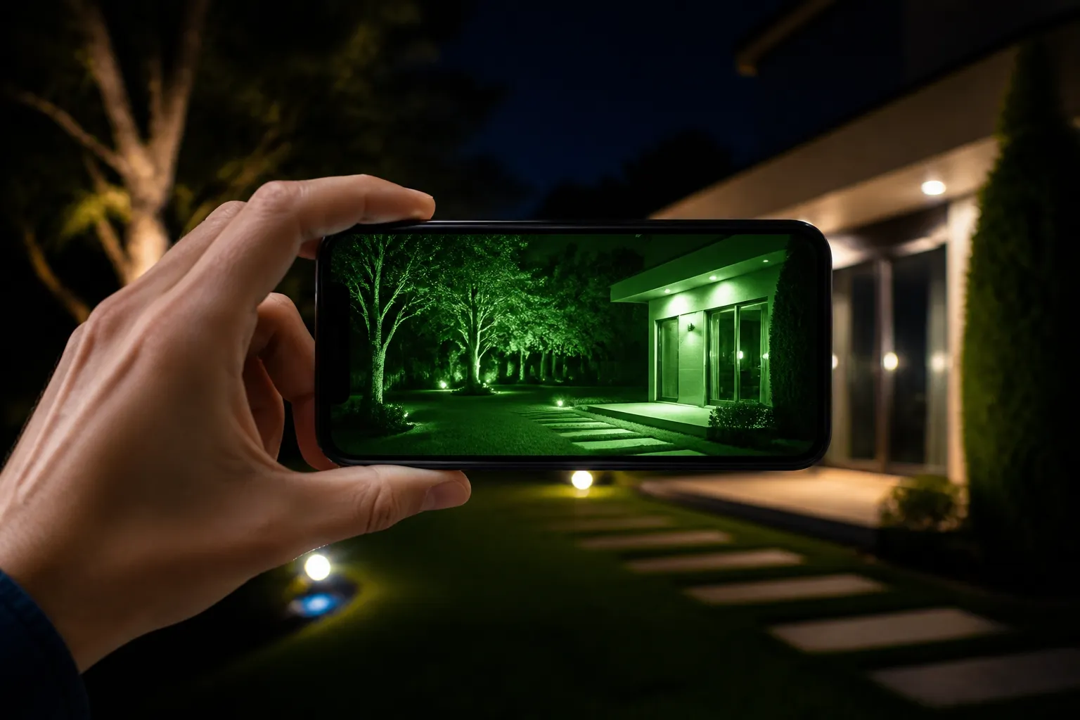Veja no escuro com visão noturna no seu celular