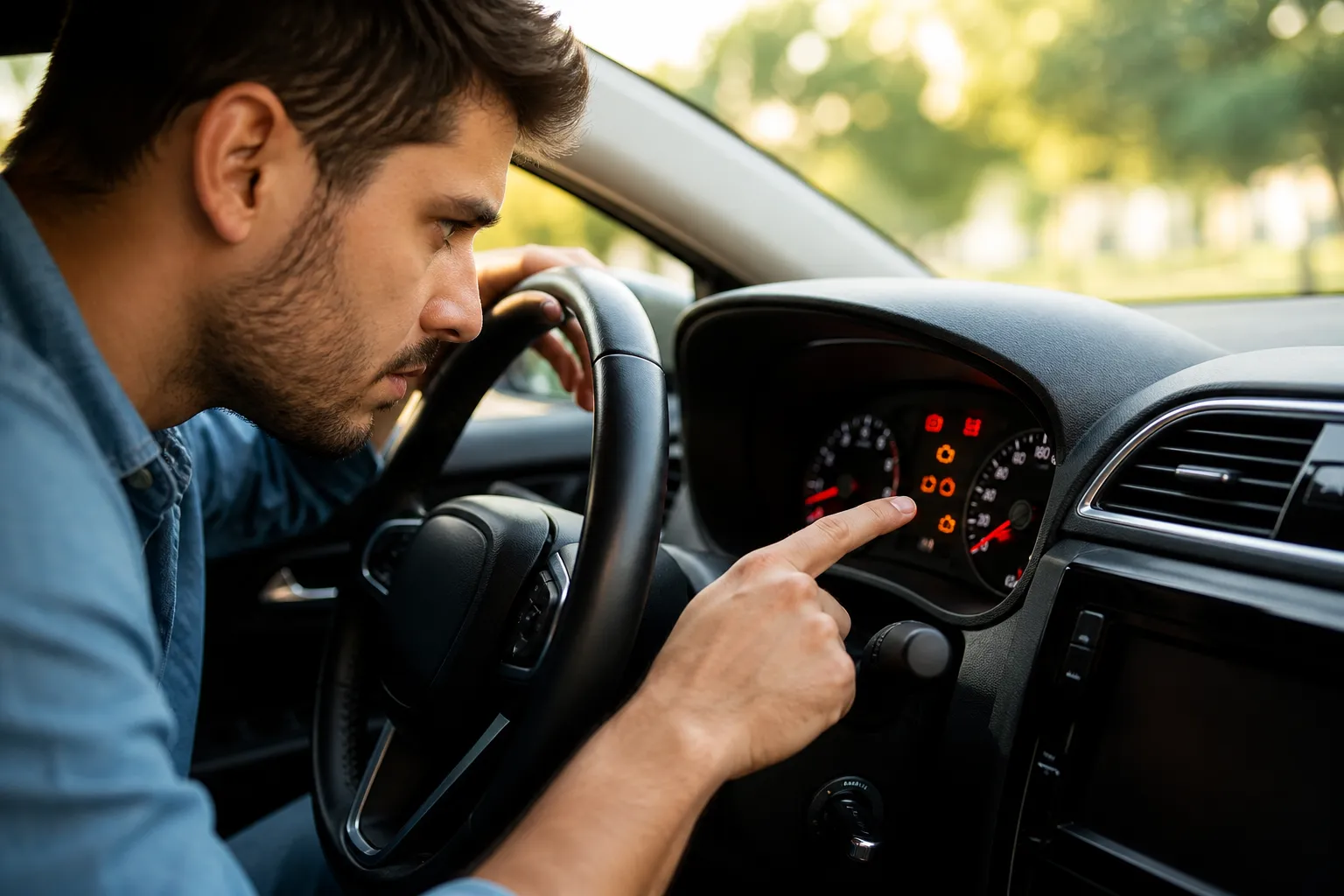 O que significa cada luz do painel do seu carro